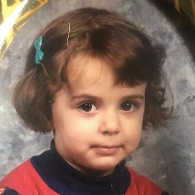 Anja Micic as a child