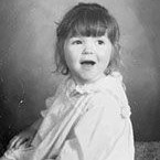 Charlotte Ward as a child