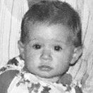 Kim Webb as a child
