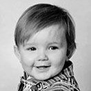 Luke Carnell as a child
