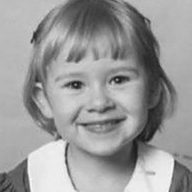 Nikki Webber as a child